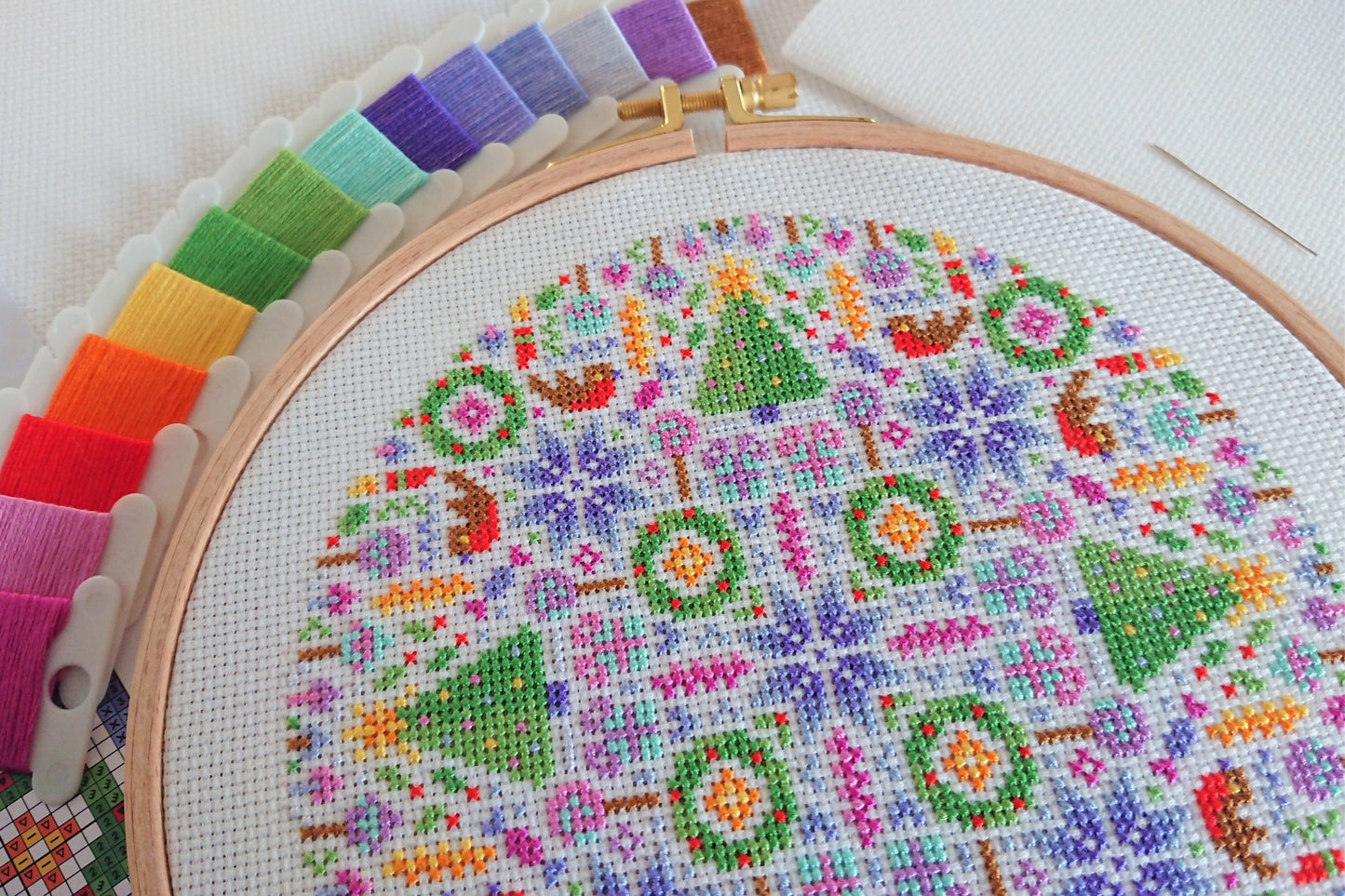 PDF Pattern for Christmas Mandala