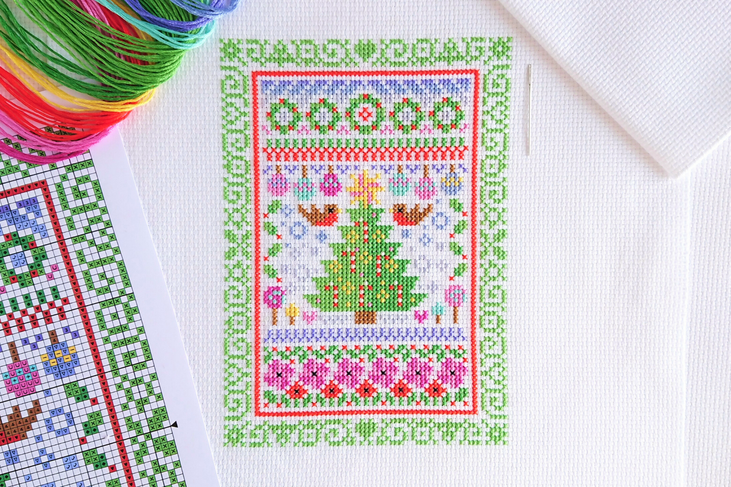 Christmas Sampler Cross Stitch Kit