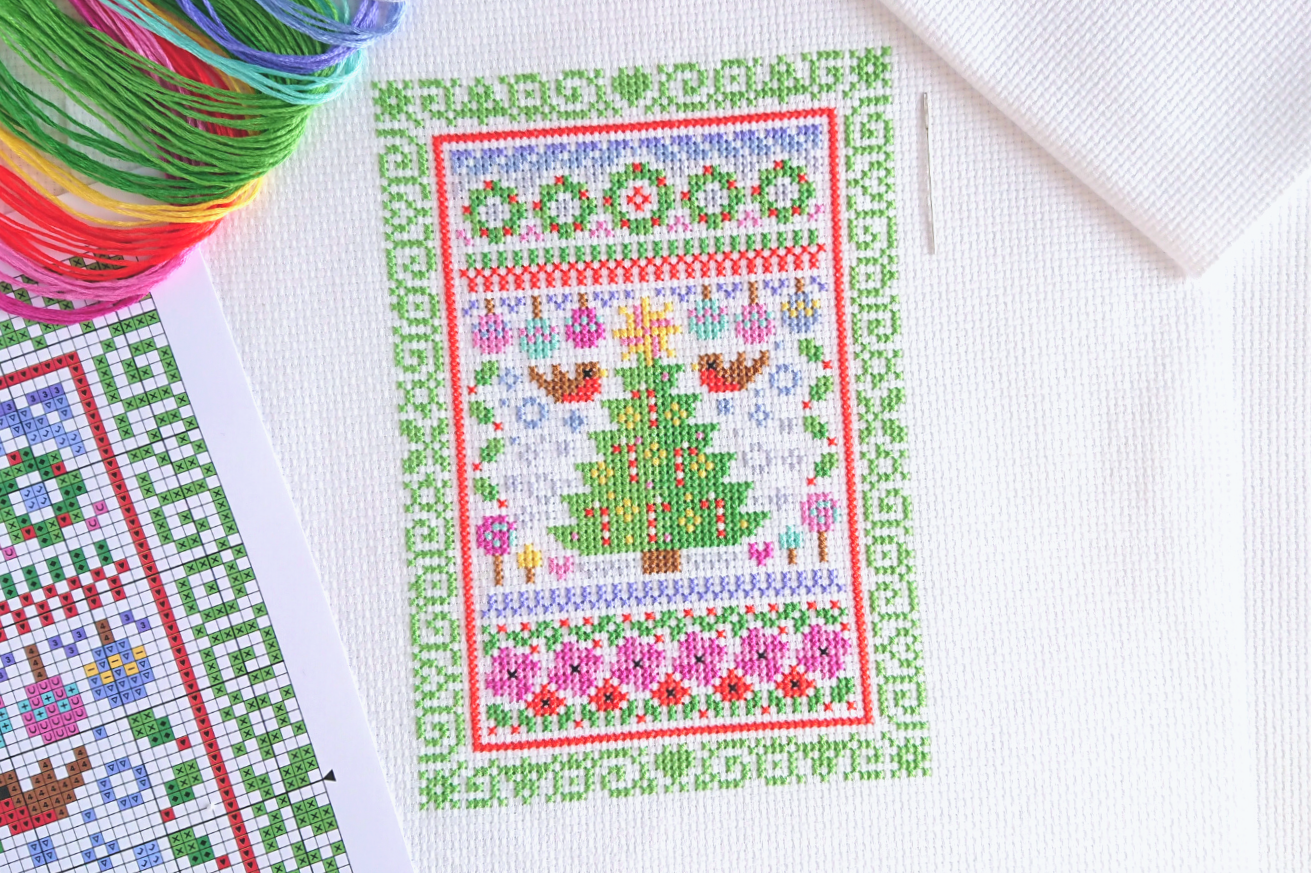 Christmas Sampler Cross Stitch Kit