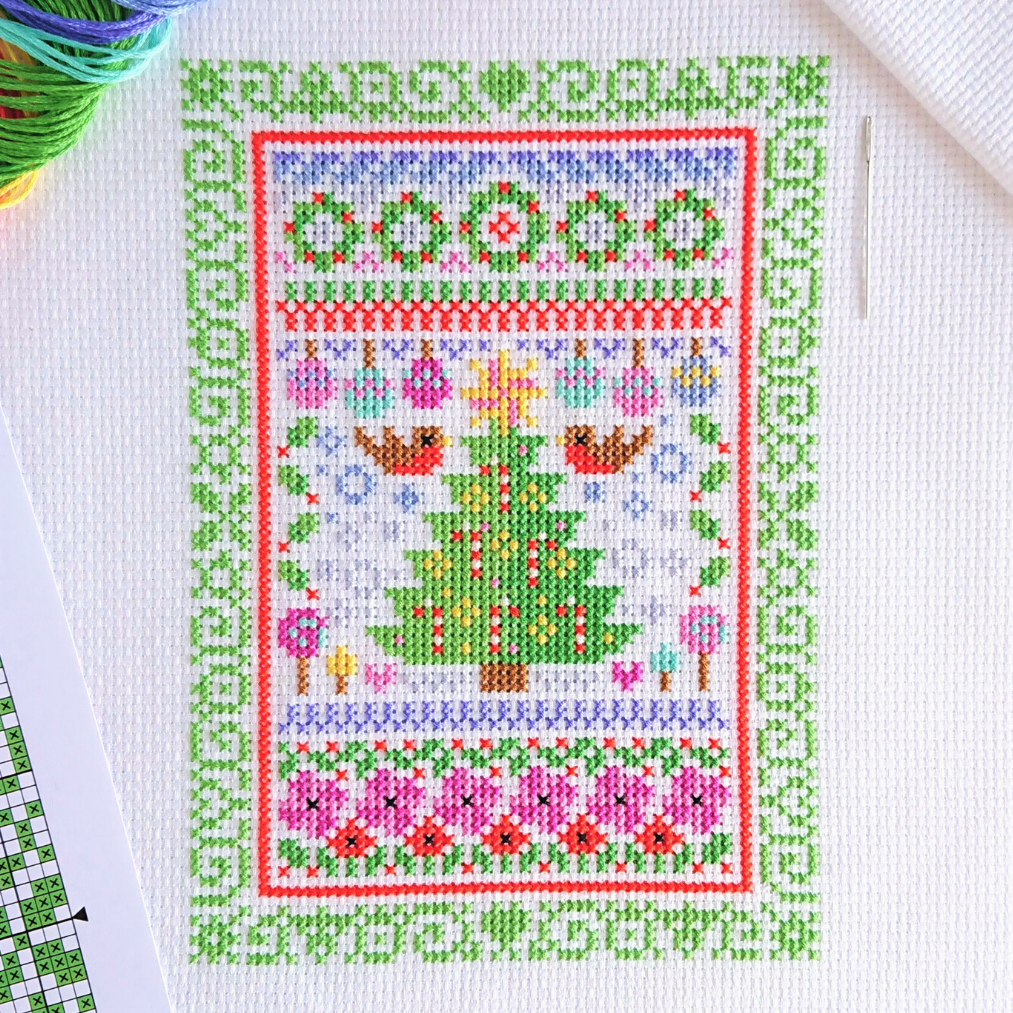 Christmas Sampler Cross Stitch Kit