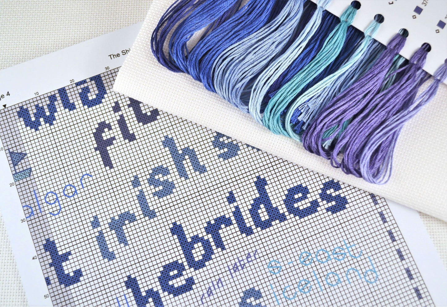 The Shipping Forecast Cross Stitch Kit