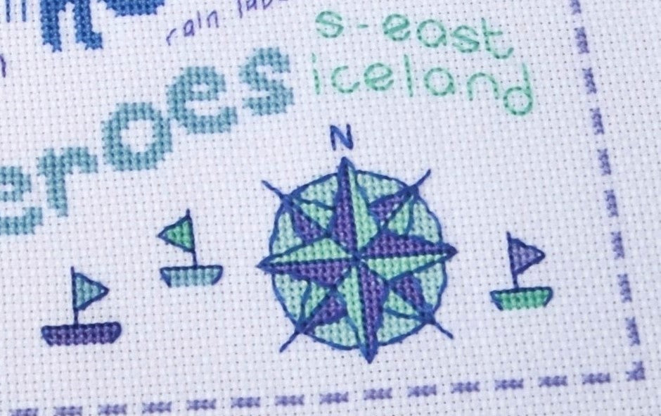 The Shipping Forecast Cross Stitch Kit