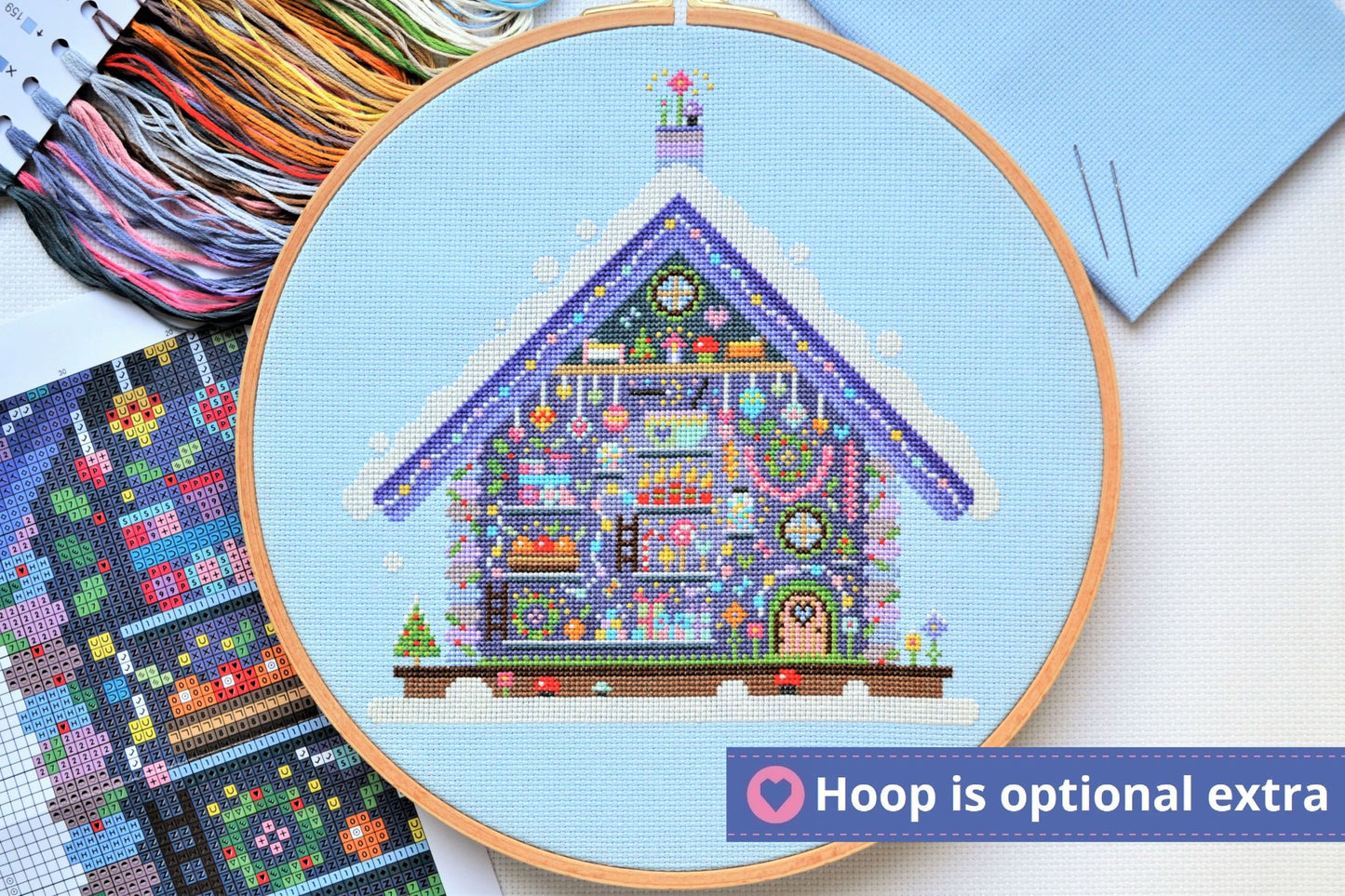 Fairy Cottage Cross Stitch Kit