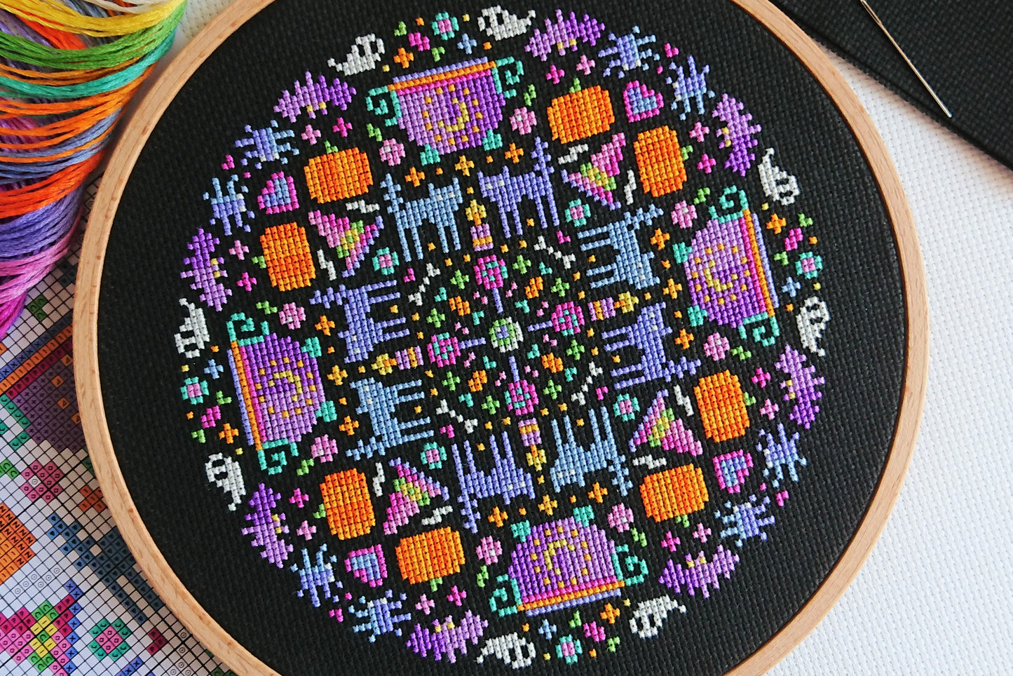 PDF Pattern for Halloween Mandala