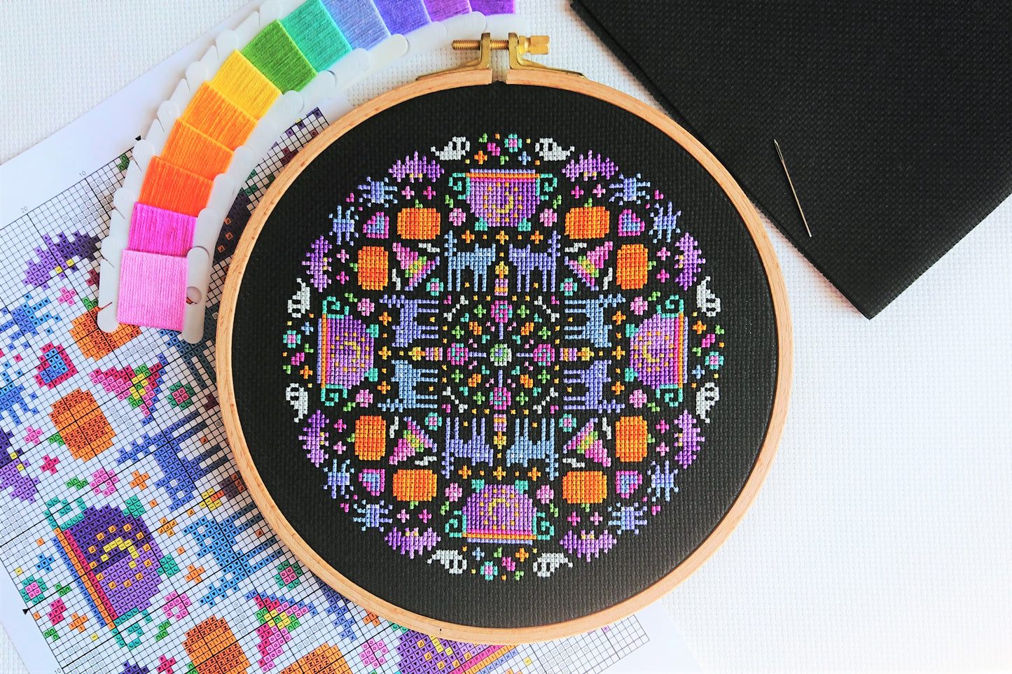 PDF Pattern for Halloween Mandala