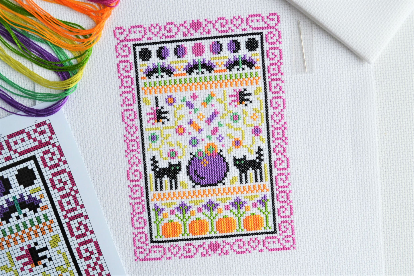 Halloween Sampler Cross Stitch Kit