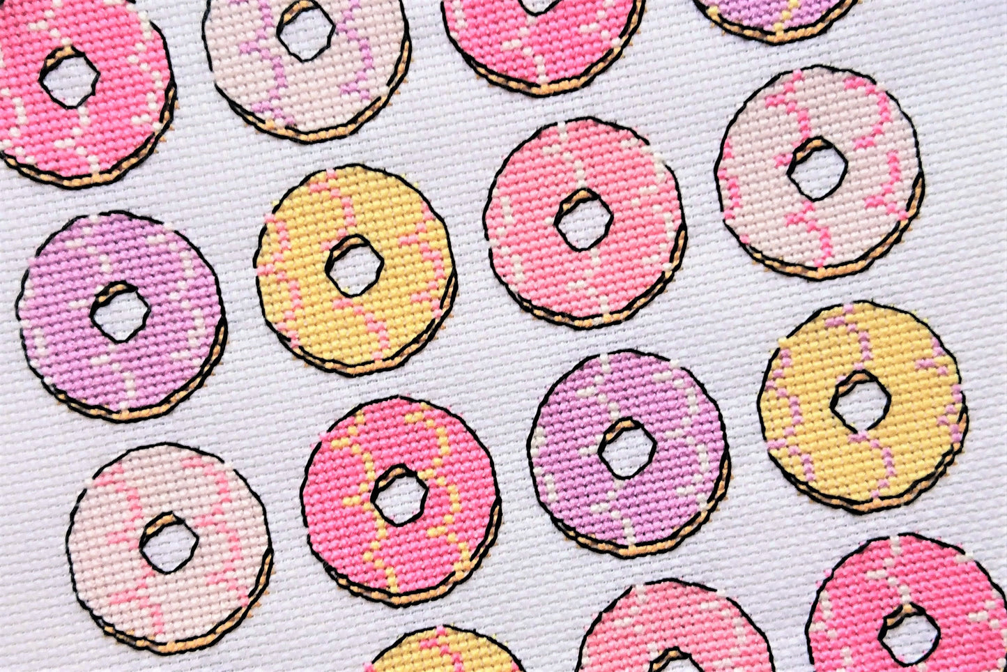 Iced Ring Biscuits Cross Stitch Kit