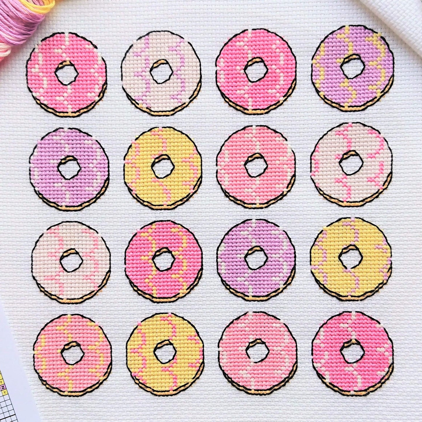 PDF Pattern for Iced Ring Biscuits