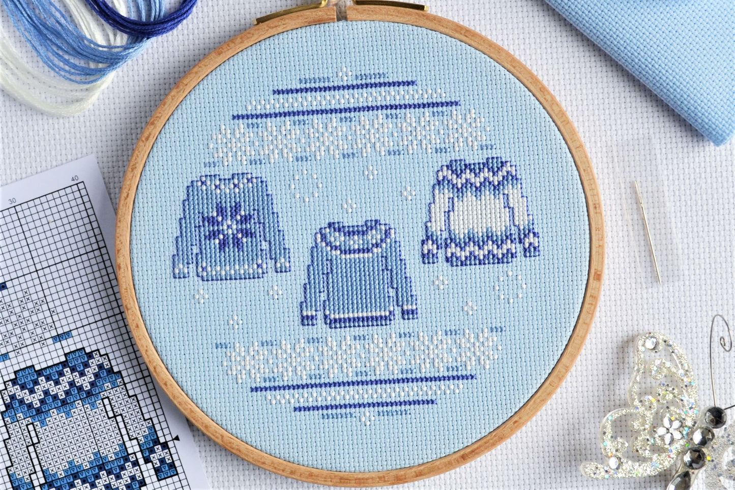 Christmas Jumpers Cross Stitch Kit