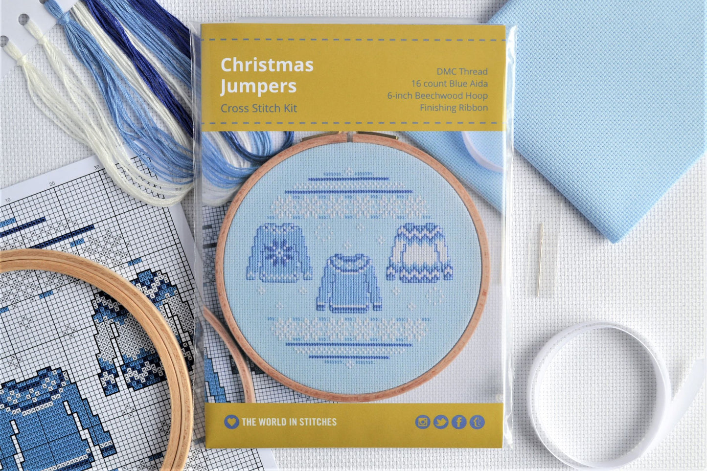 Christmas Jumpers Cross Stitch Kit
