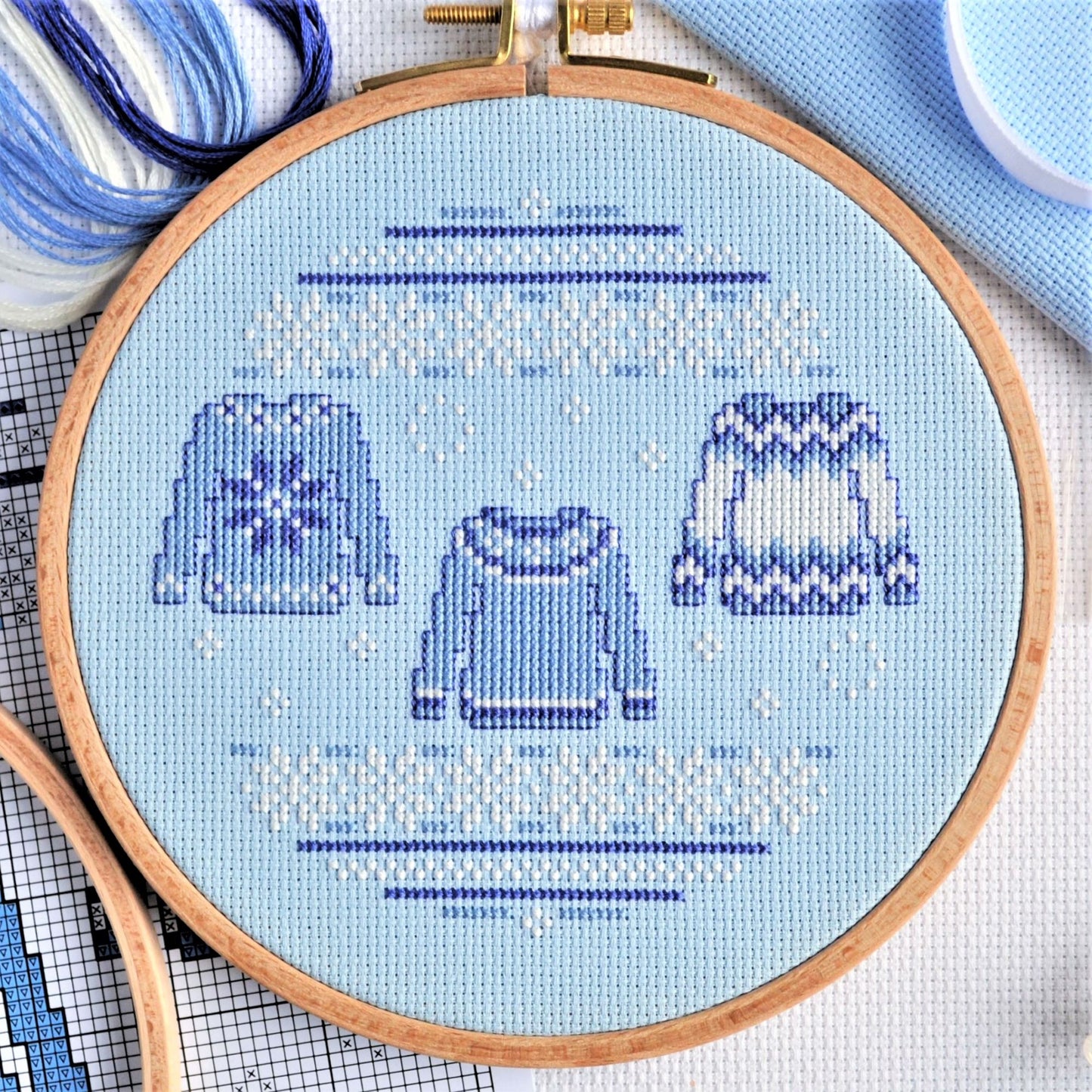 Christmas Jumpers Cross Stitch Kit