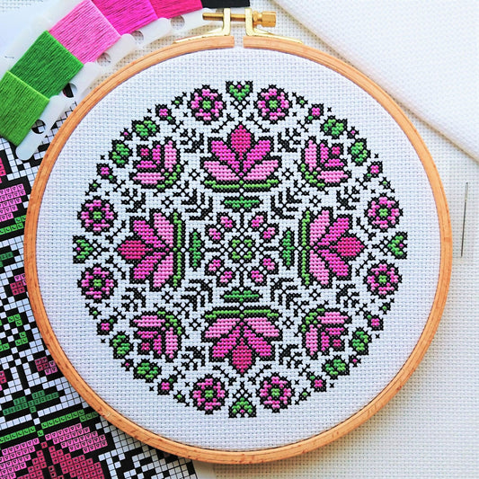 PDF Pattern for Lotus Mandala