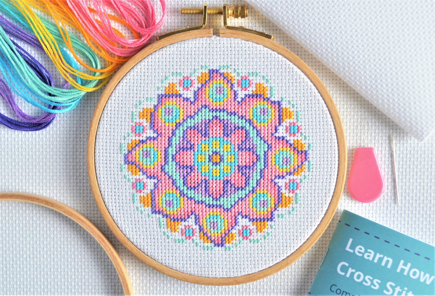 Cross Stitch Kit for Beginners ~ Mandala