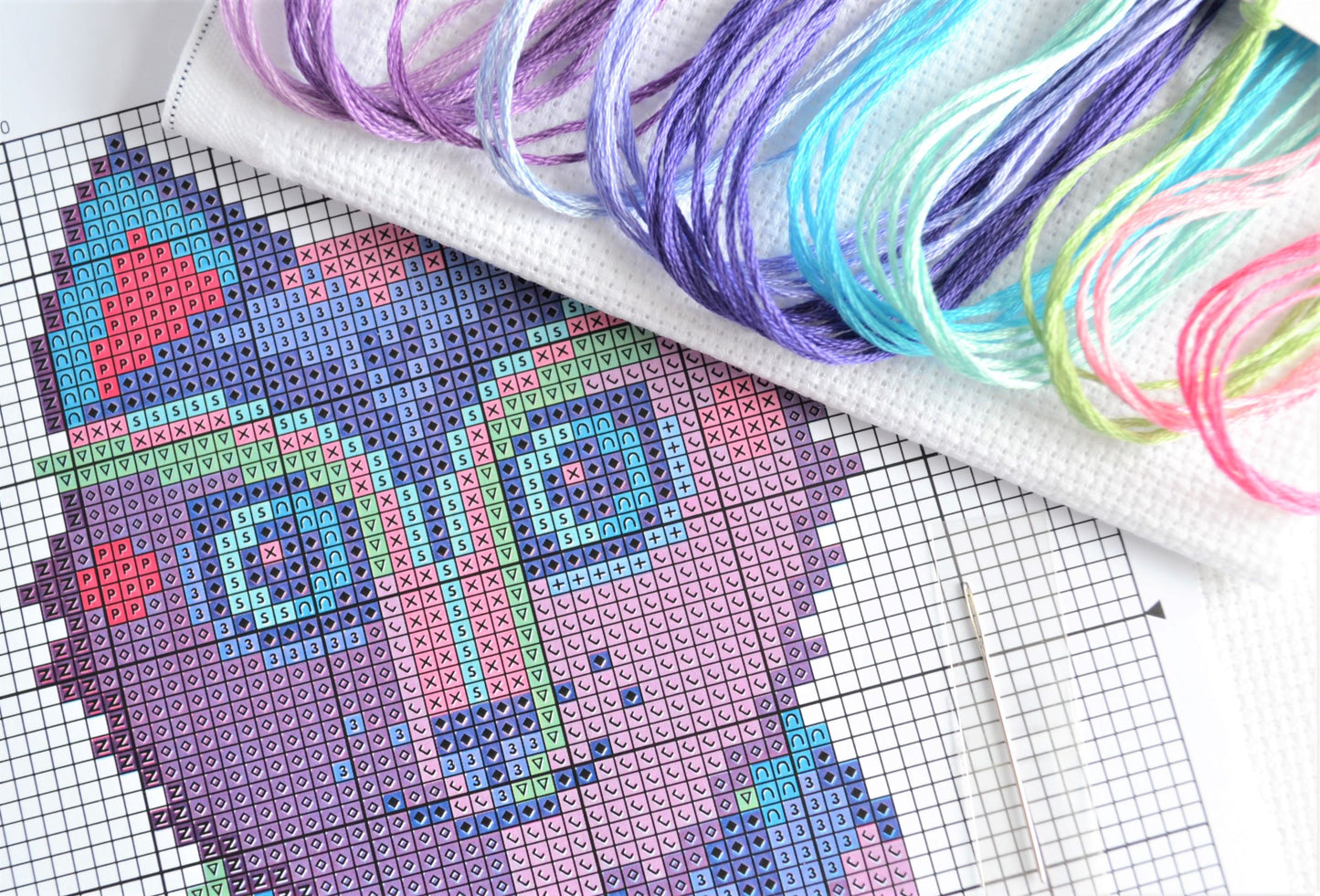 Maya the Wolf Cross Stitch Kit