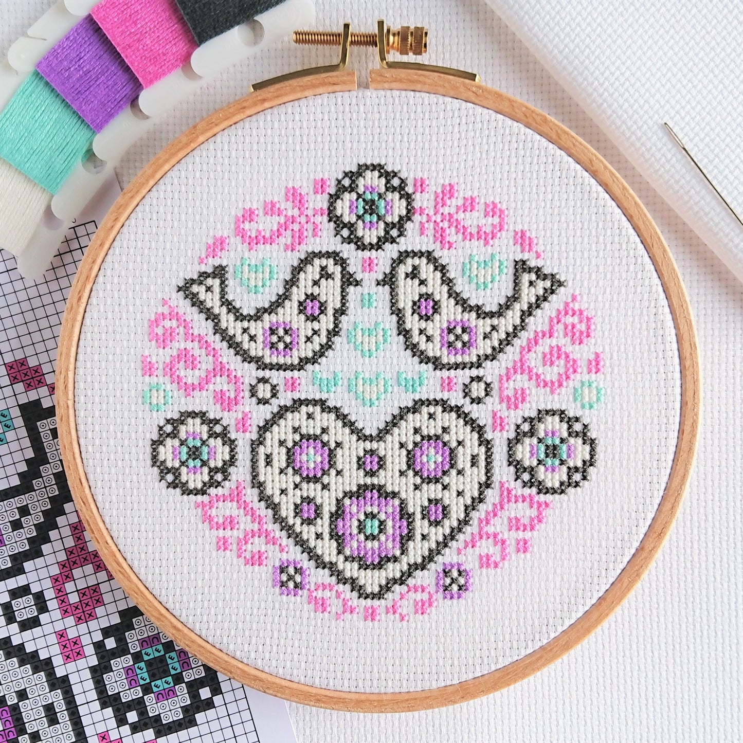 PDF Pattern for Mini Folk Sampler