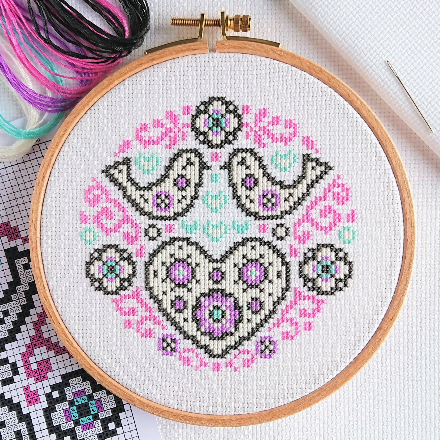 PDF Pattern for Mini Folk Sampler