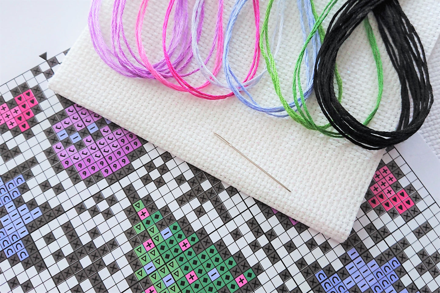Mini Pastel Mandala v.2 Cross Stitch Kit