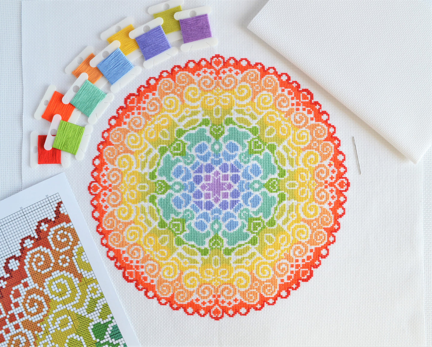 PDF Pattern for Spectrum Mandala