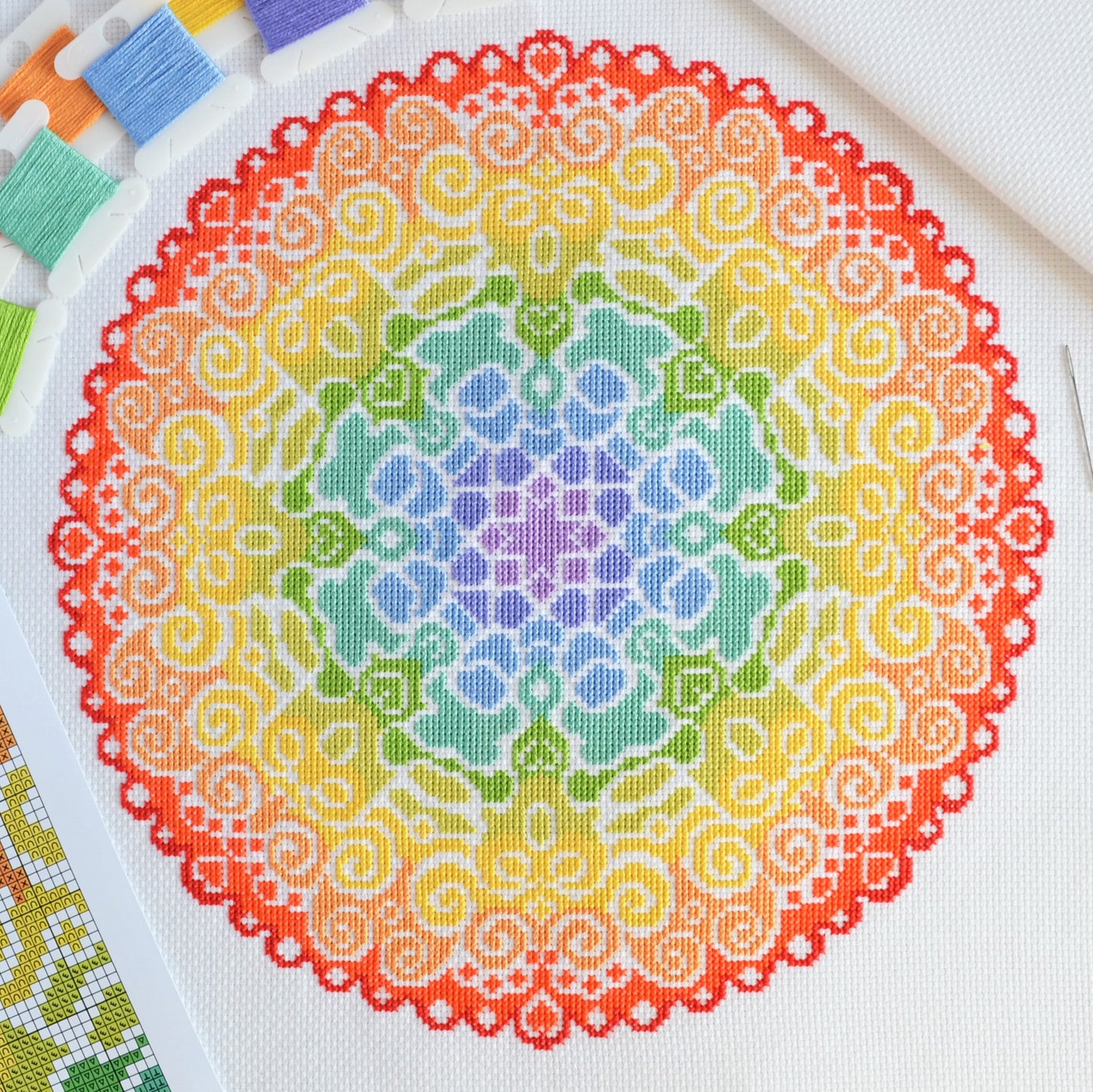 PDF Pattern for Spectrum Mandala