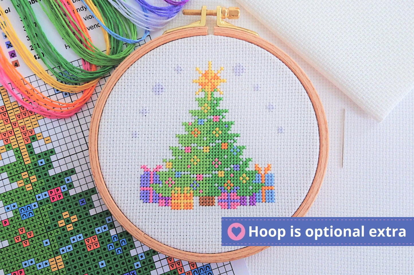 Mini Christmas Tree Cross Stitch Kit