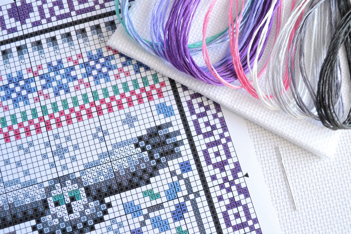 Winter Sampler Cross Stitch Kit