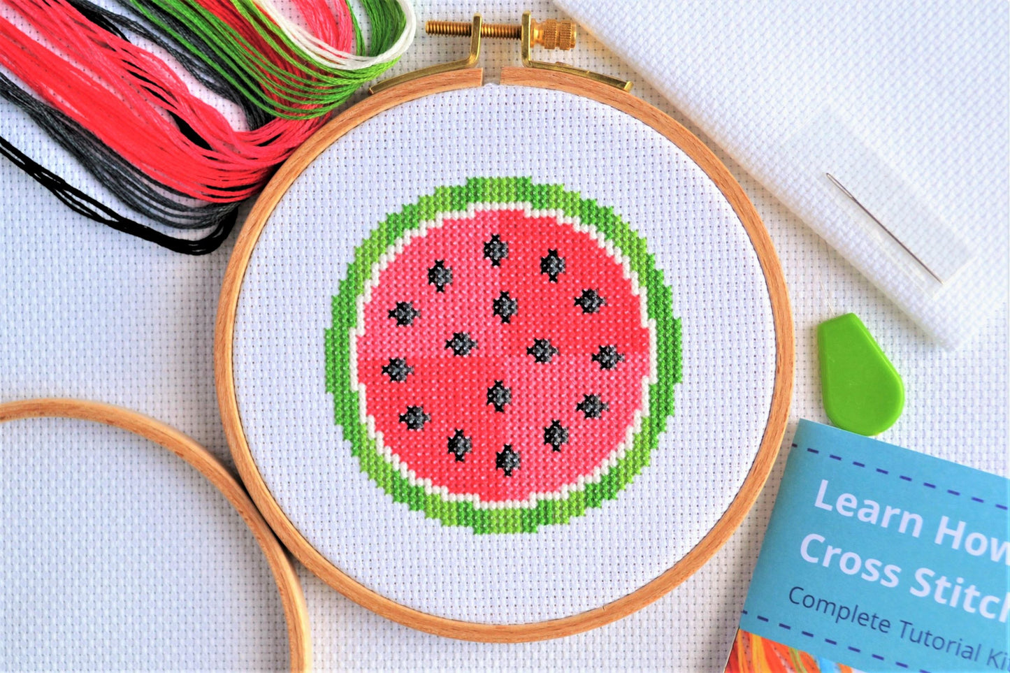 Cross Stitch Kit for Beginners ~ Watermelon