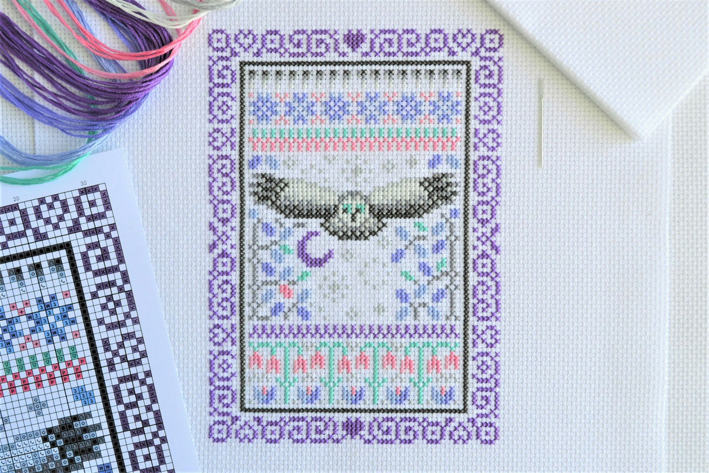 Winter Sampler Cross Stitch Kit